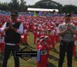 Gus Ipul dan Abah Anton senam bersama 5.997 anak RA kota Malang
