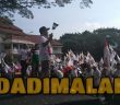 Seribu kader PKS Malang Raya demo dukung Palestina