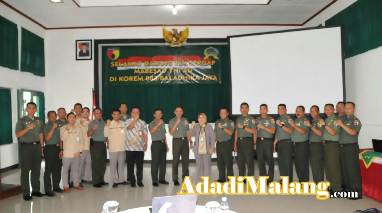 Danrem 083 Baladhika Jaya Sambut Tim Sergap Mabes AD