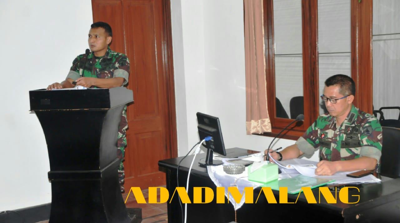 Korem 083 Baladhika Jaya Gelar Rakor TMMD 104 Kodim 0824 Jember