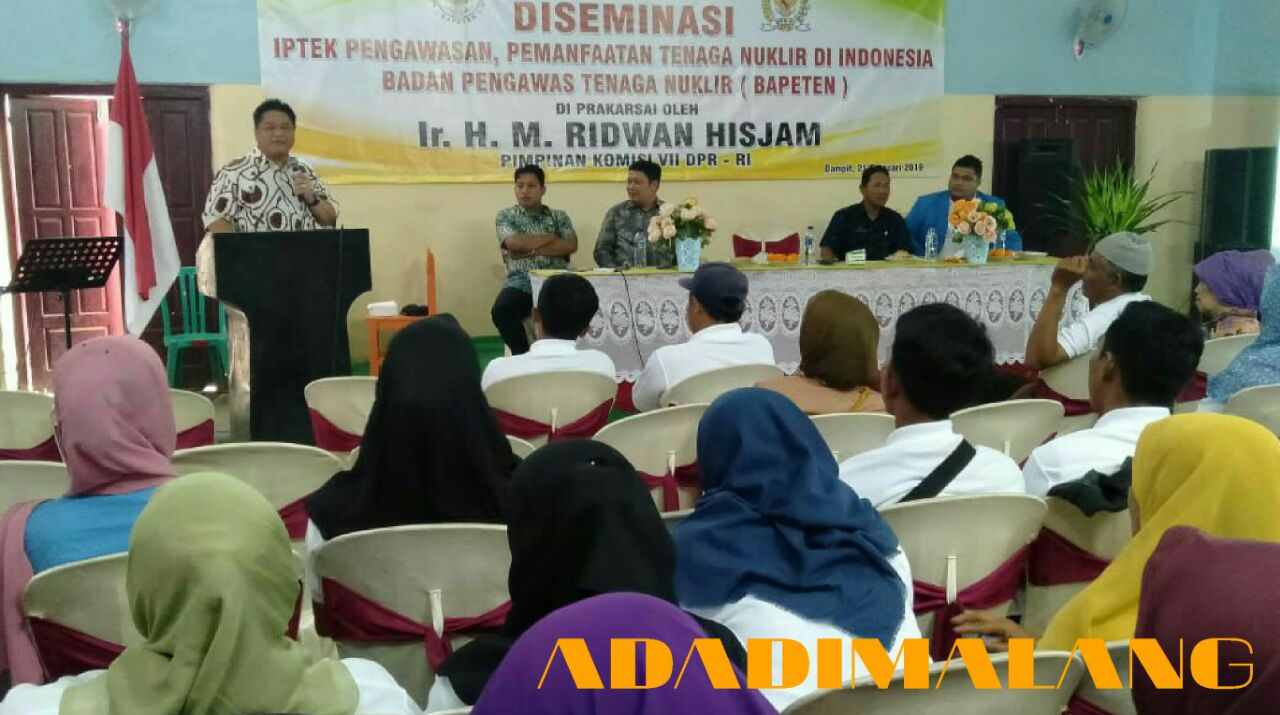 Ridwan Hisjam Paparkan Pentingnya Pahami Manfaat dan Resiko Tenaga Nuklir
