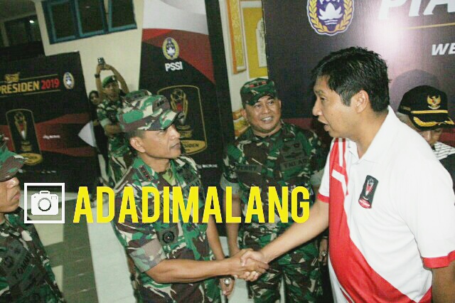 Danrem 083 Baladhika Jaya Hadiri Final sepak Bola Piala Presiden 2019