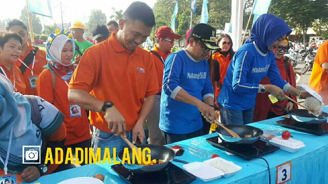 Dandim 0833 Kota Malang Terus Sosialisasikan Ajakan Menjaga Kondusifitas Selama Pemilu