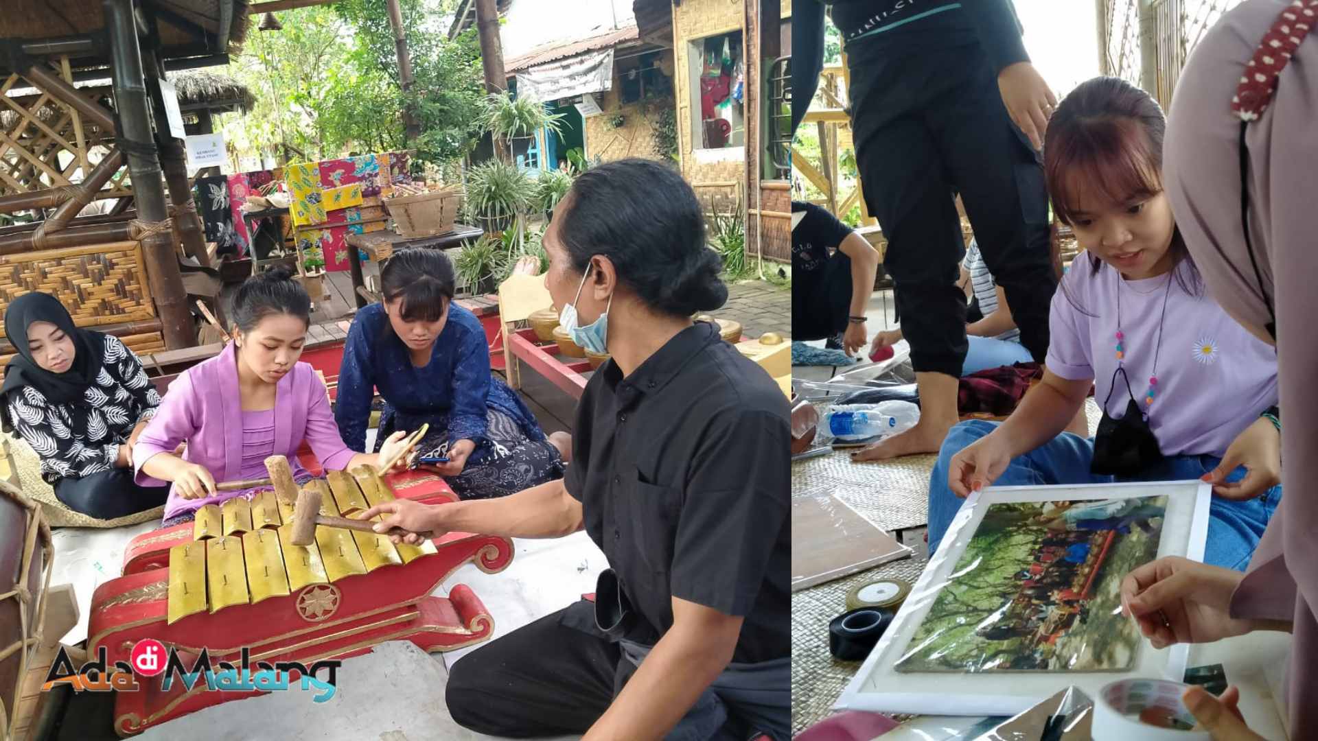 Tumbuhkan Animo Pengunjung Kampung Tematik, Mahasiswa Unmer Malang Magang Di KBP