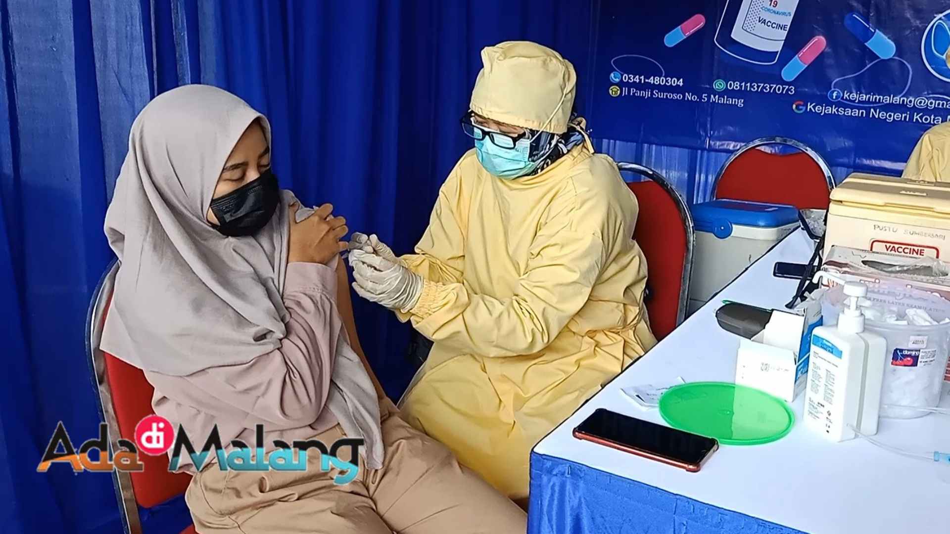 Jaksa Peduli, Suntik Vaksinasi Pengemudi Mikrolet