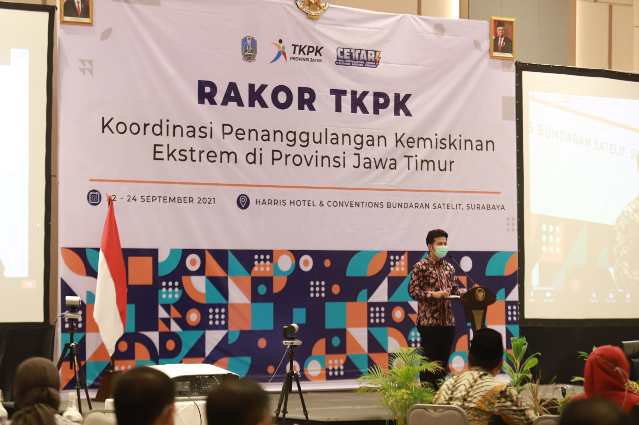 Pemprov Jatim Gelar Rakor TKPK Guna Penanggulangan Kemiskinan Ekstrem