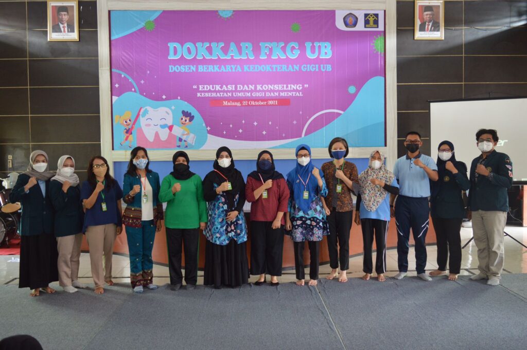 Pelaksana kegiatan Dosen Berkarya FKG Universitas Brawijaya