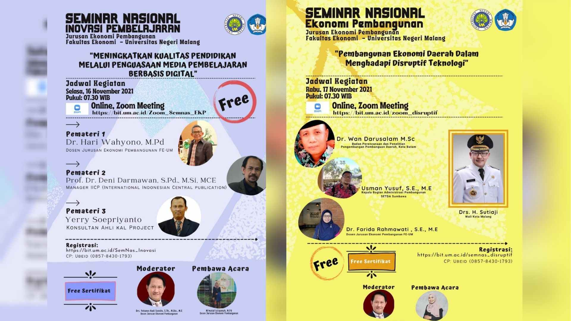 Ekonomi Pembangunan UM Gelar Seminar Dua hari Berturut-Turut Bertema Teknologi