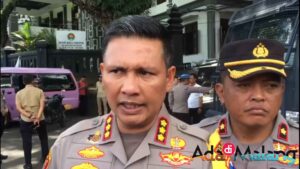 Kapolresta Malang Kota, Kombes Pol Budi Hermanto saat memberikan keterangan kepada awak media (Foto : Agus Yuwono / AdaDiMalang.com)