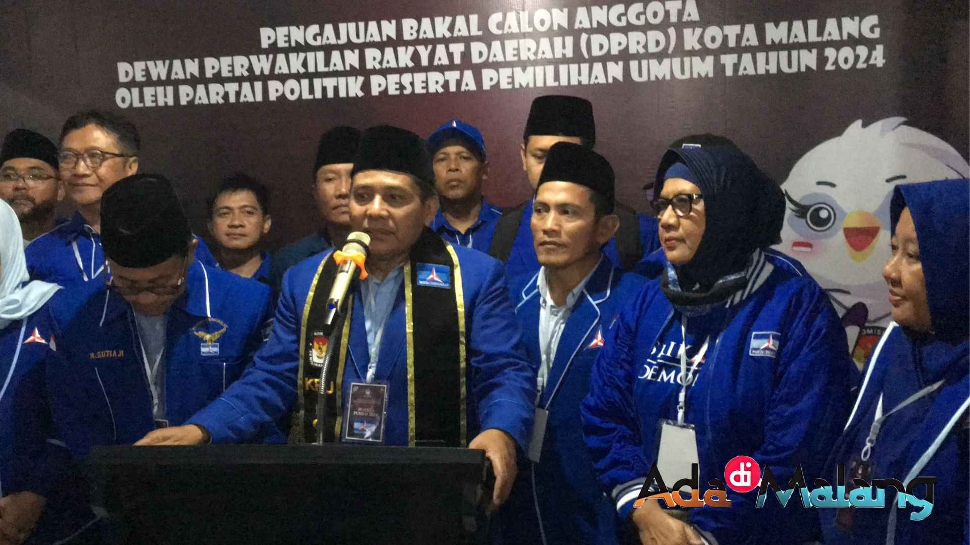 Siap Bertarung Di Pemilu 2024, Partai Demokrat Kota Malang Usung 41 Bacaleg