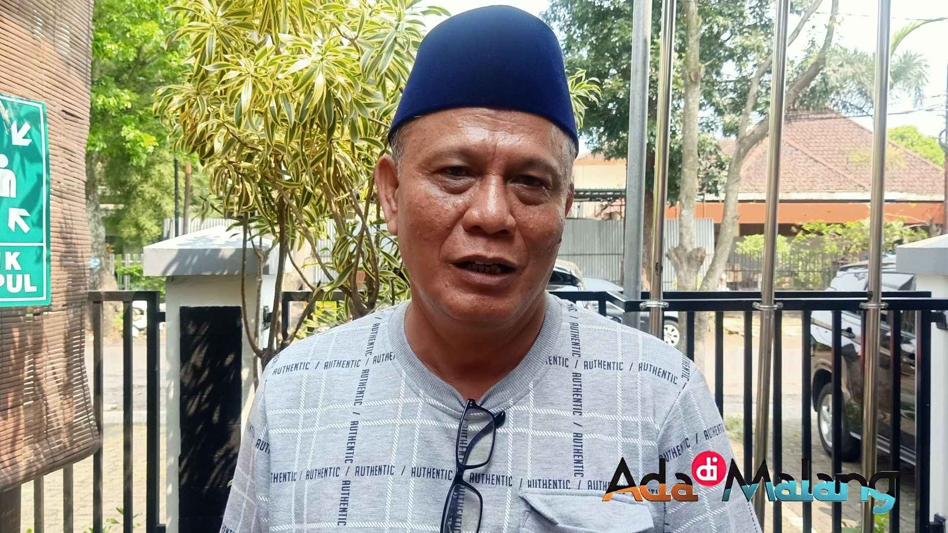 Ketua DPD Nasdem Kota Malang, Abdul Hanan saat ditemui di kantor Komisi Pemilihan Umum (KPU) Kota Malang
