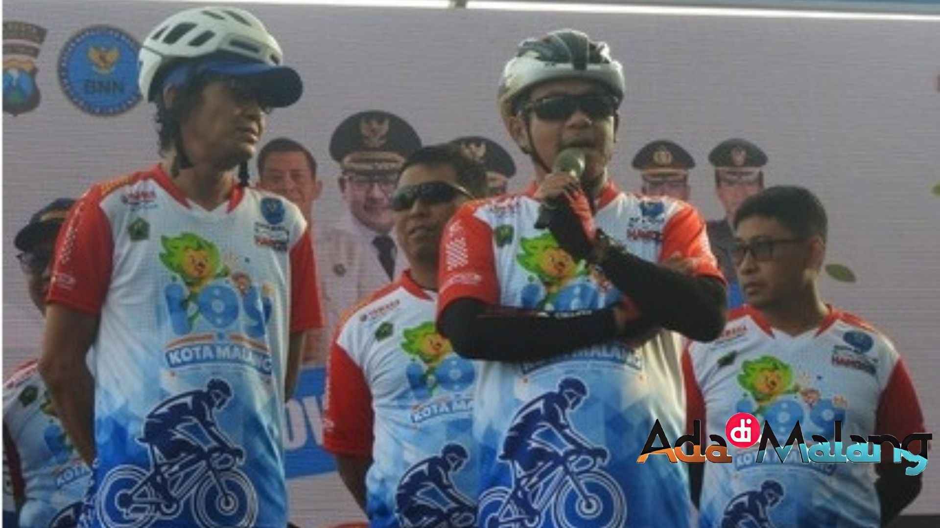 Wali Kota Malang, Drs H. Sutiaji menyampaikan apresiasi kepada BNN Kota Malang yang telah mengajkak masyarakat untuk hidup sehat melalui olahraga sepeda dan menghindari penyalahgunaan narkoba