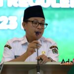 Wali Kota Malang, Drs H. Sutiaji saat membuka kegiatan Manasik haji di UIN Maulana Malik Ibrahim (UIN Maliki)