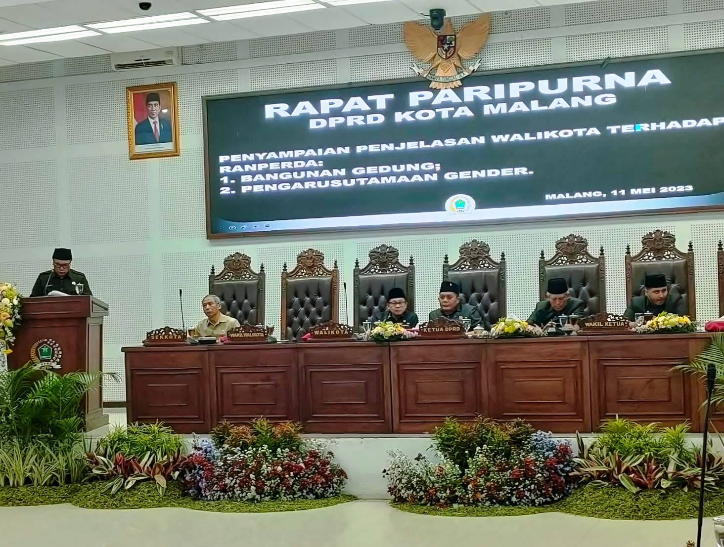 Wali Kota Malang Beri Penjelasan Terkait Ranperda Bangunan Gedung Dan Pengarusutamaan Gender