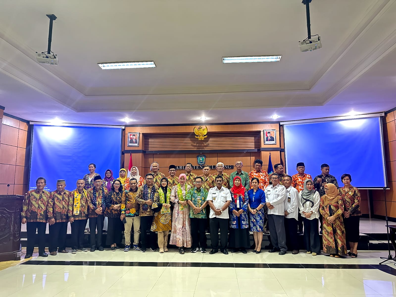 Rombongan dari Pemkot Malang saat mengunjungi Kabupaten Belitung