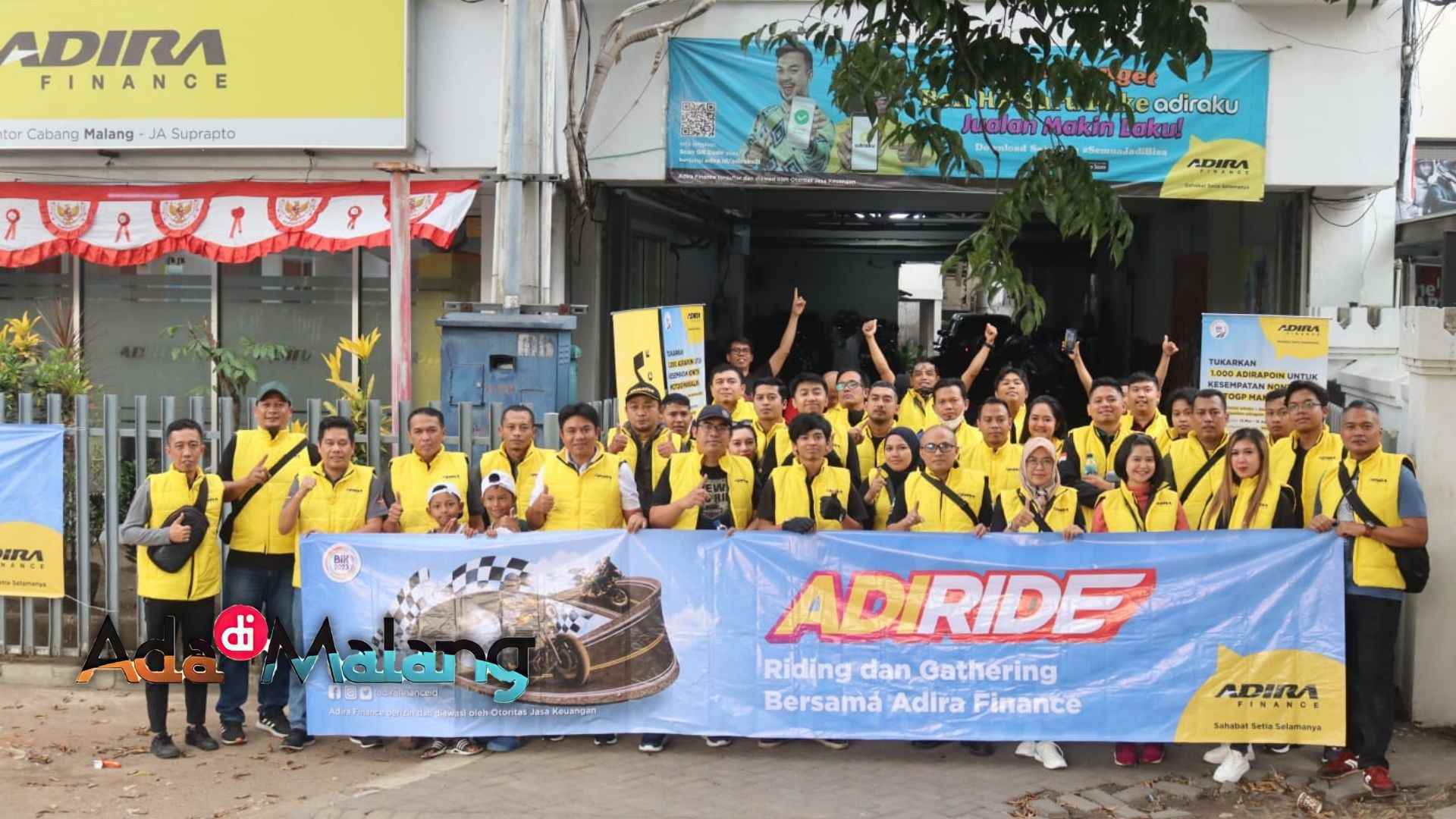 Adira Finance gelar kegiatan Gathering bersama Ekosistem di Taman Indie Kota Malang (Foto : Istimewa)