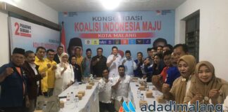 Tim Kampanye Daerah (TKD) Prabowo Gibran untuk Kota Malang resmi terbentuk malam ini (Foto : Agus Yuwono)