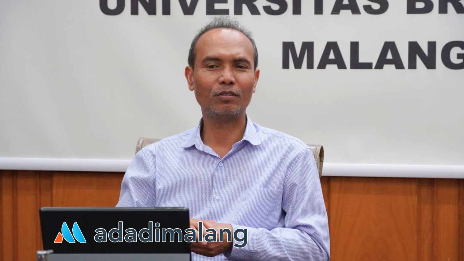 Wakil Rektor Bidang Akademik Universitas Brawijaya, Prof. Dr. Ir. Imam Santoso, M.P. saat memberikan keterangan kepada wartawan