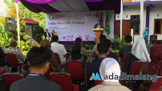 Ketua panitia Lomba Inovasi dan Teknologi (Inotek) 24, Hariadi Darmawan, S.Pt., MP., Ph.D saat menyampaikan laporan kegiatan (Foto Agus Yuwono)