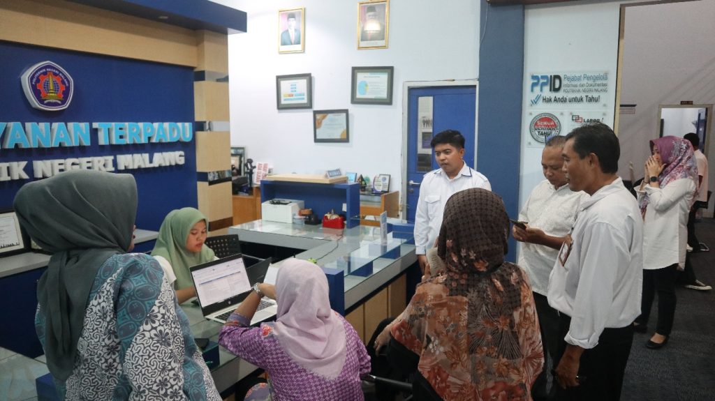 Persiapan menuju WBK dan WBBM, Polinema menerima kunjungan dari Ditjen Pendidikan Vokasi