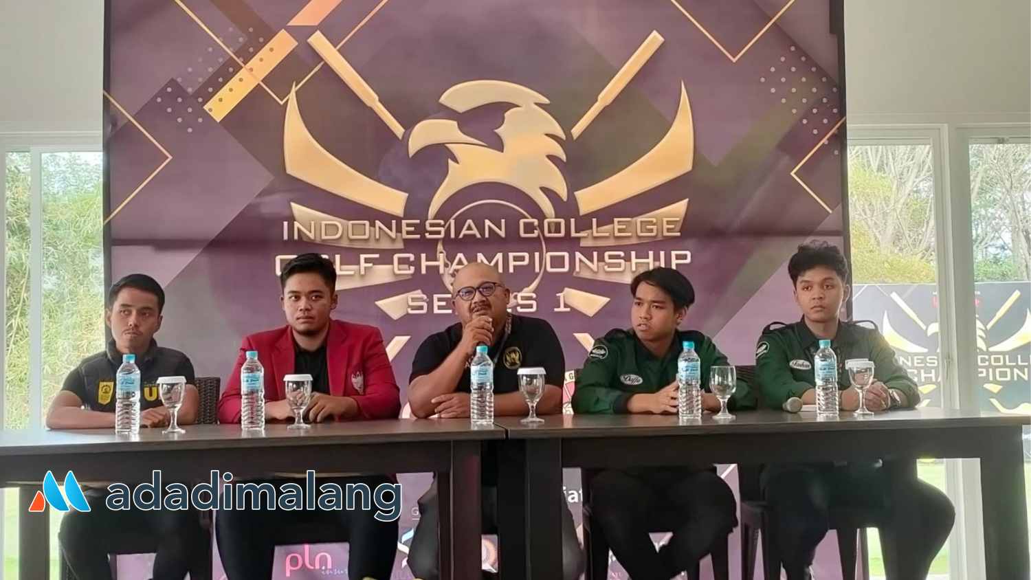 Pembina UKM Brawijaya Golf yakni Didied Poernawan Affandy saat menyampaikan keterangan pers terkait gelaran ICGC Series I (Foto : Agus Yuwono)