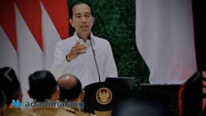 Presiden RI Ir. Joko Widodo saat memberikaan pengarahan kepada Pj Kepala Daerah seluruh Indonesia di IKN (Foto : Istimewa)