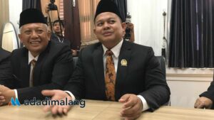 Ketua Desk Pilkada PKS Kota Malang, Trio Agus Purwono, STP saat memberikan keterangan kepada wartawan (Foto : Agus Yuwono)