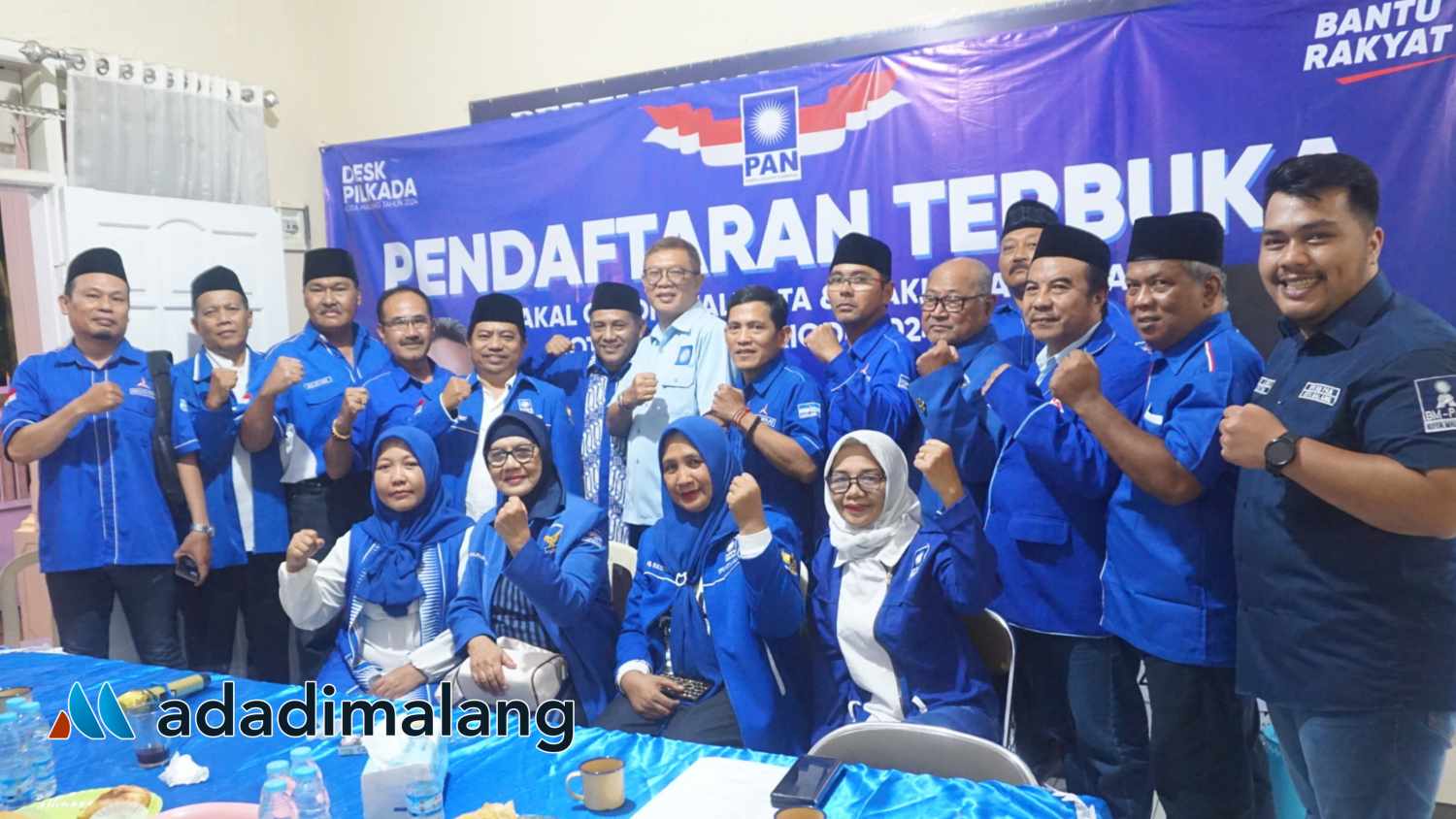 Kunjungi Kantor PAN, Partai Demokrat Dan PAN Kota Malang Perkuat Pemenangan Abah Anton-Dimyati