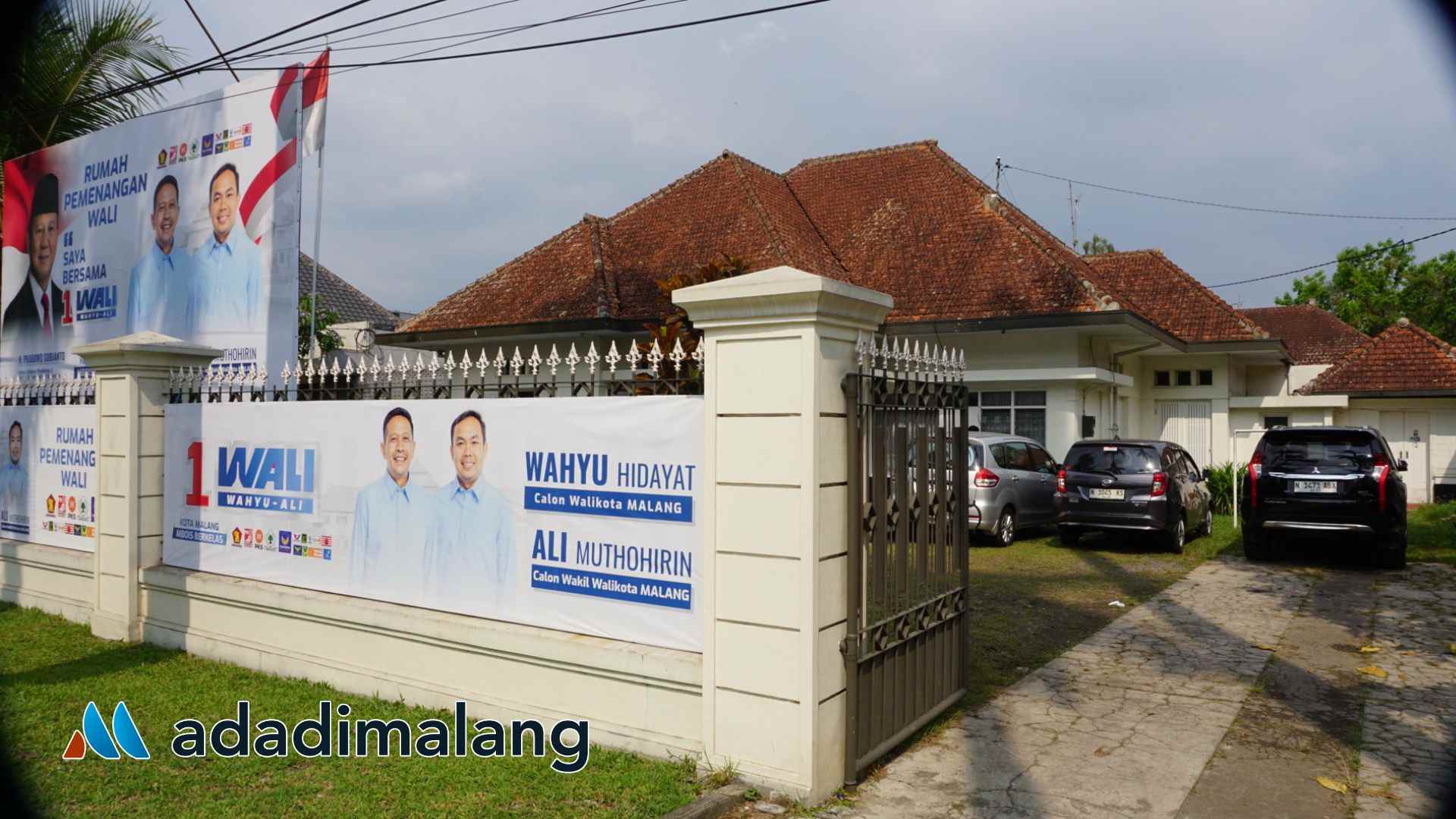 Resmikan Rumah Pemenangan, Paslon Wali Optimis Mampu Raih Suara Mayoritas