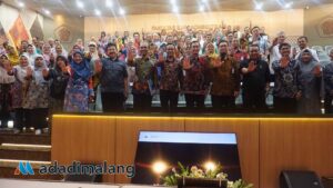 Sebanyak 120 orang Pimpinan di Universitas Brawijaya mulai dari Rektor hingga level bawahnya telah menandatangani komitmen Pimpinan UB untuk melaksanakan Program PIE dari KPK (Foto : Agus Yuwono)