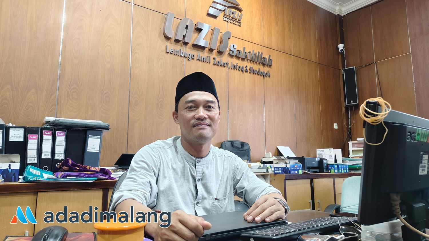 Divisi Pendayagunaan dan Distribusi Zakat LAZIS Sabilillah, Sofyan Arif (Foto : Agus Yuwono)