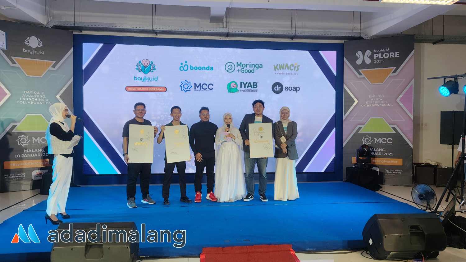 Penandatanganan kerjasama antara Bayiku.id dengan beberapa UMKM dan start up di Malang Raya (Foto : Agus Yuwono)