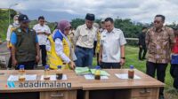 Menteri Pekerjaan Umum (PU) Republik Indonesia, Ir. Dody Hanggodo, M.P.E., saat melakukan peninjauan ke TPA Supiturang Kota Malang pagi tadi (Foto : Ist)