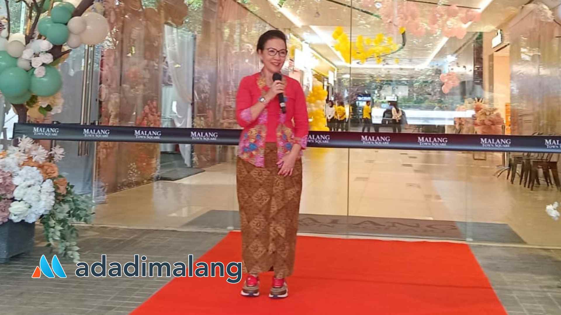 Mall Director MATOS, Fifi Trisjanti saat memberikan sambutan sebelum peresmian (Foto : Ist)