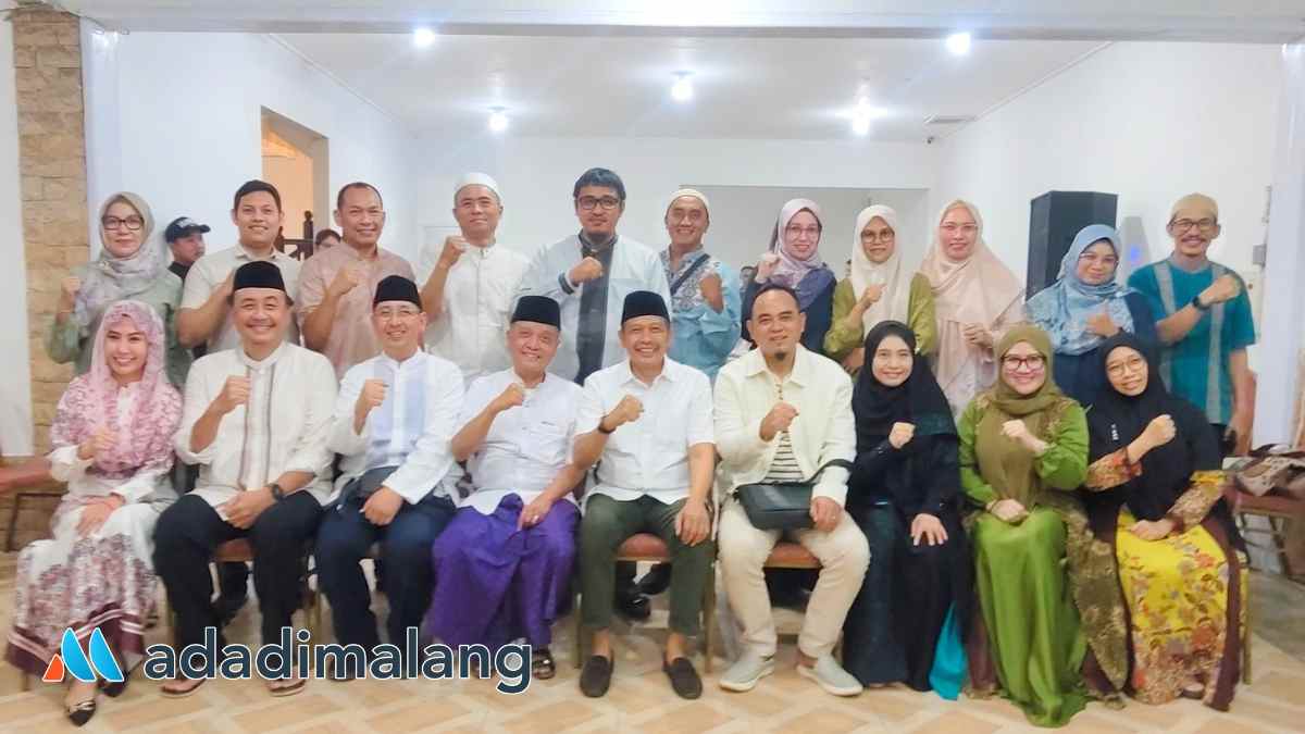 Wali Kota Malang Dr. Ir. Wahyu Hidayat, MM., saat menghadiri acara Buka Puasa bersama dan Pemberian Santunan oleh Rumah Sedekah NU (Foto : Agus Y)