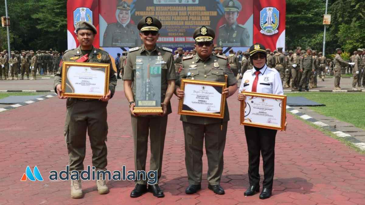 Tiga Penghargaan Provinsi Disabet Kota Malang, Wali Kota Ajak Warga Wujudkan Trantibumlinmas Bareng-Bareng