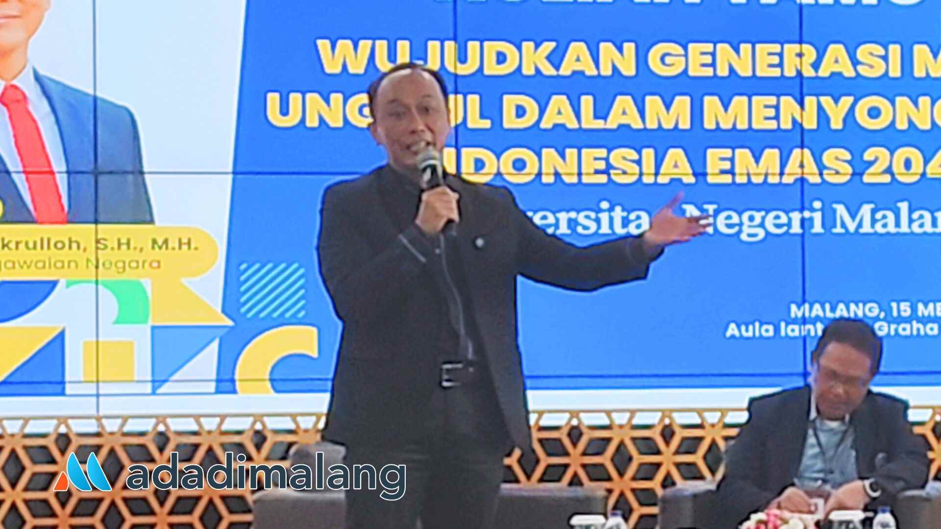 Prof. Dr. Zudan Arif Fakrulloh, S.H., M.H., berharap generasi muda tidak gampang menyerah saat mengalami kegagalan (Foto : Agus Y)