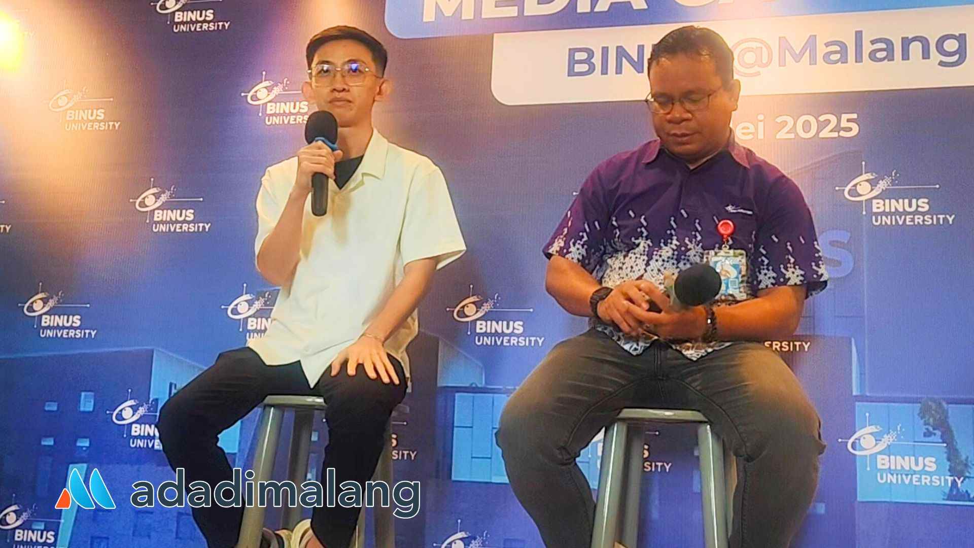 Alumni dari program Entrepreneurship Business Creation BINUS @Malang, Misael Calvin kini telah menjadi pengusaha bisnis konveksi Buff Apparel & Studio (Foto : Agus Yuwono)