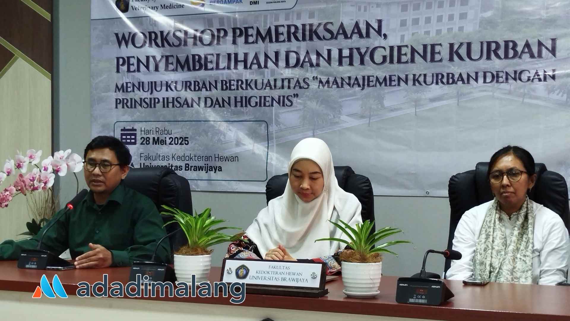 Universitas Brawijaya Kerahkan Ratusan Mahasiswa dan Dosen Pastikan Kurban Sehat dan Sesuai Syariat