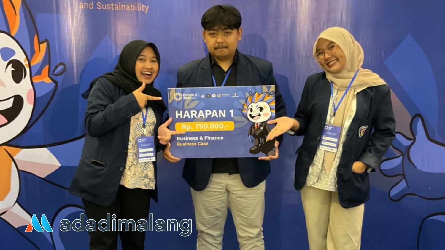 Mahasiswa POLINEMA Sabet Juara Harapan 1 di OLIVIA X 2025 Lewat Inovasi Emisi Karbon