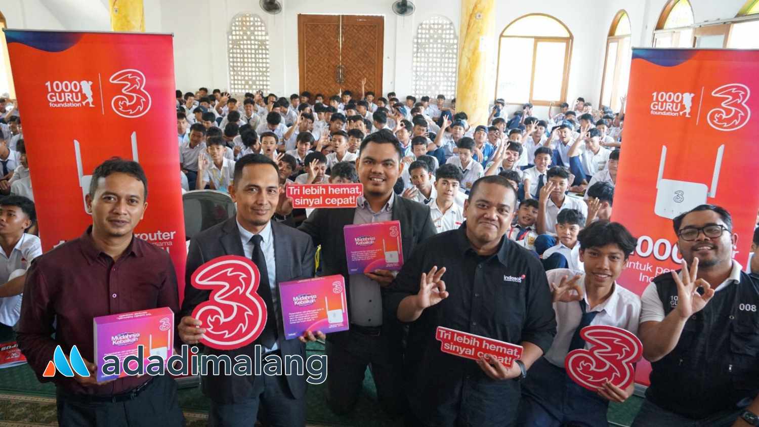Terangi Pelosok Negeri, Tri dan 1.000 Guru Foundation Buka Akses Digital untuk Pendidikan Indonesia