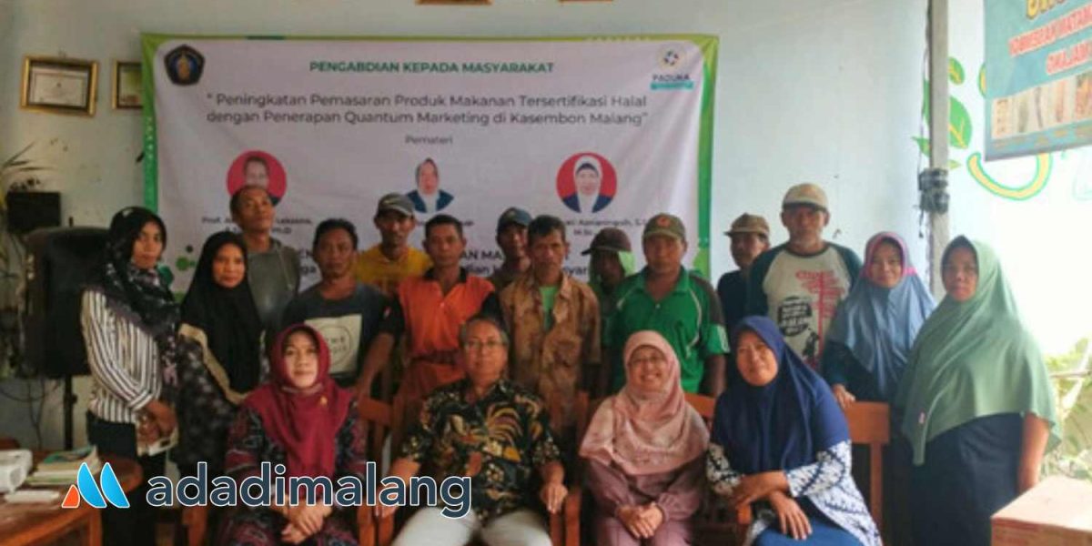 Kegiatan penyuluhan dan pelatihan dengan para pelaku UMKM Kasembon dari Dosen Universitas Brawijaya
