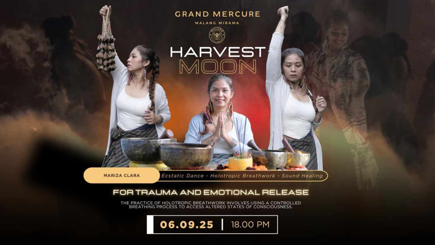 Lepaskan Stress dan Emosi Terpendam Anda Melalui Harvest Moon, Ajang Holotropic Breathwork Pertama di Malang Raya