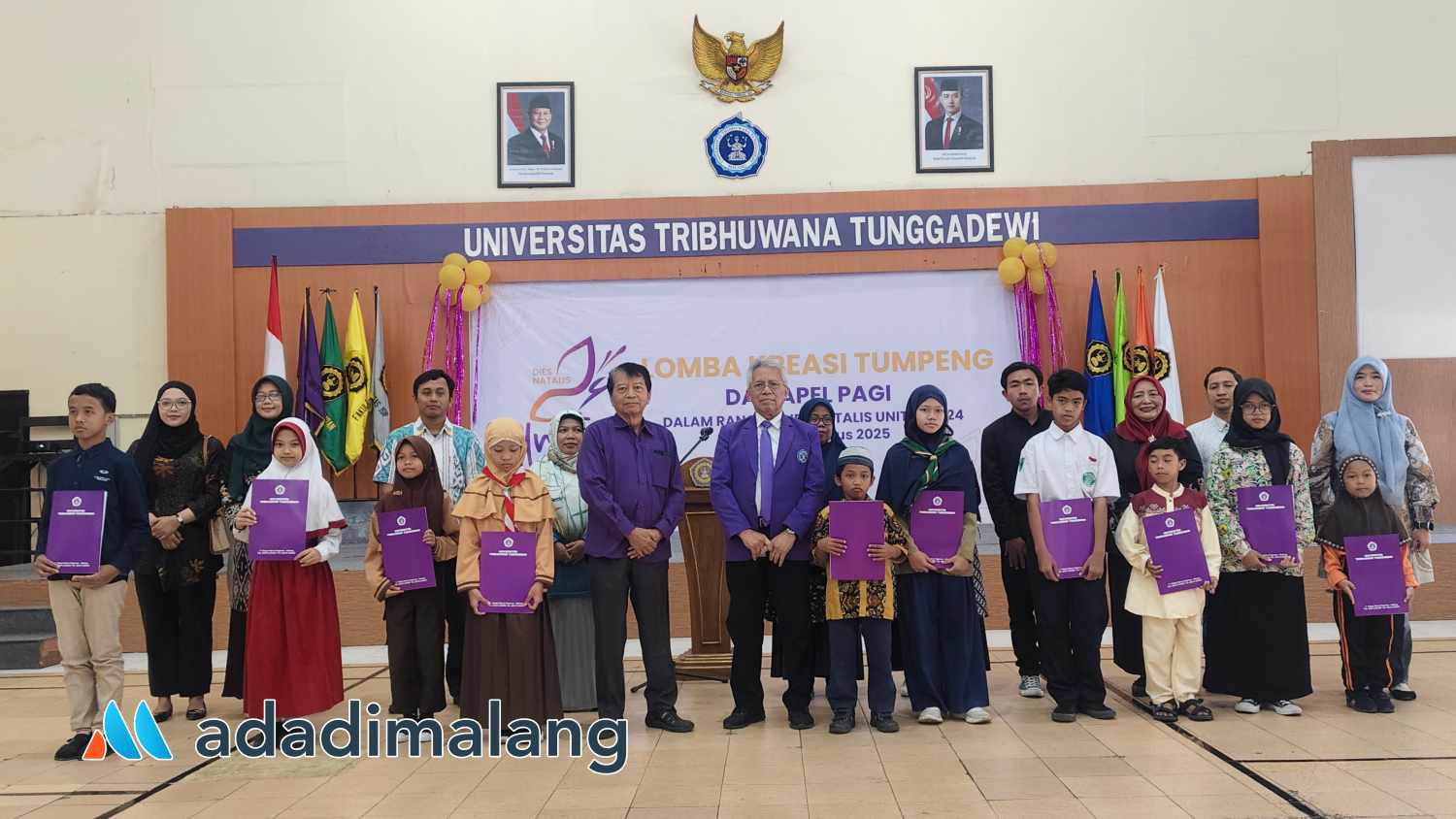 Meriahkan Dies Natalis ke-24, UNITRI Gelar Lomba Tumpeng dan Beri Beasiswa ke 11 Sekolah