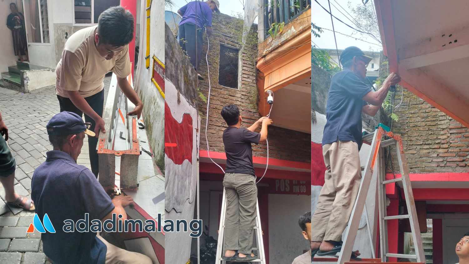 Beri Kenyamanan Warga Bebas Rasa Was-Was, Dosen POLINEMA Pasang CCTV untuk Early Warning System Banjir