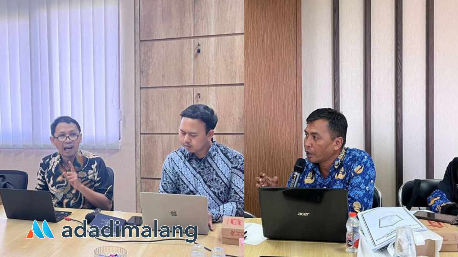 Prof. Dr. Agr. Sc. Ir. Hagus Tarno, S.P., M.P (Ketua Lembaga  saat menyampaikan materi dalam FGD (Foto : Ist) Pertanian Nahdlatul Ulama (LPPNU) Kota Malang) [Foto Kiri] dan Indrad Mojo, S.P. (Penyuluh Pertanian Dinas Ketahanan Pangan dan Pertanian Kota Malang)