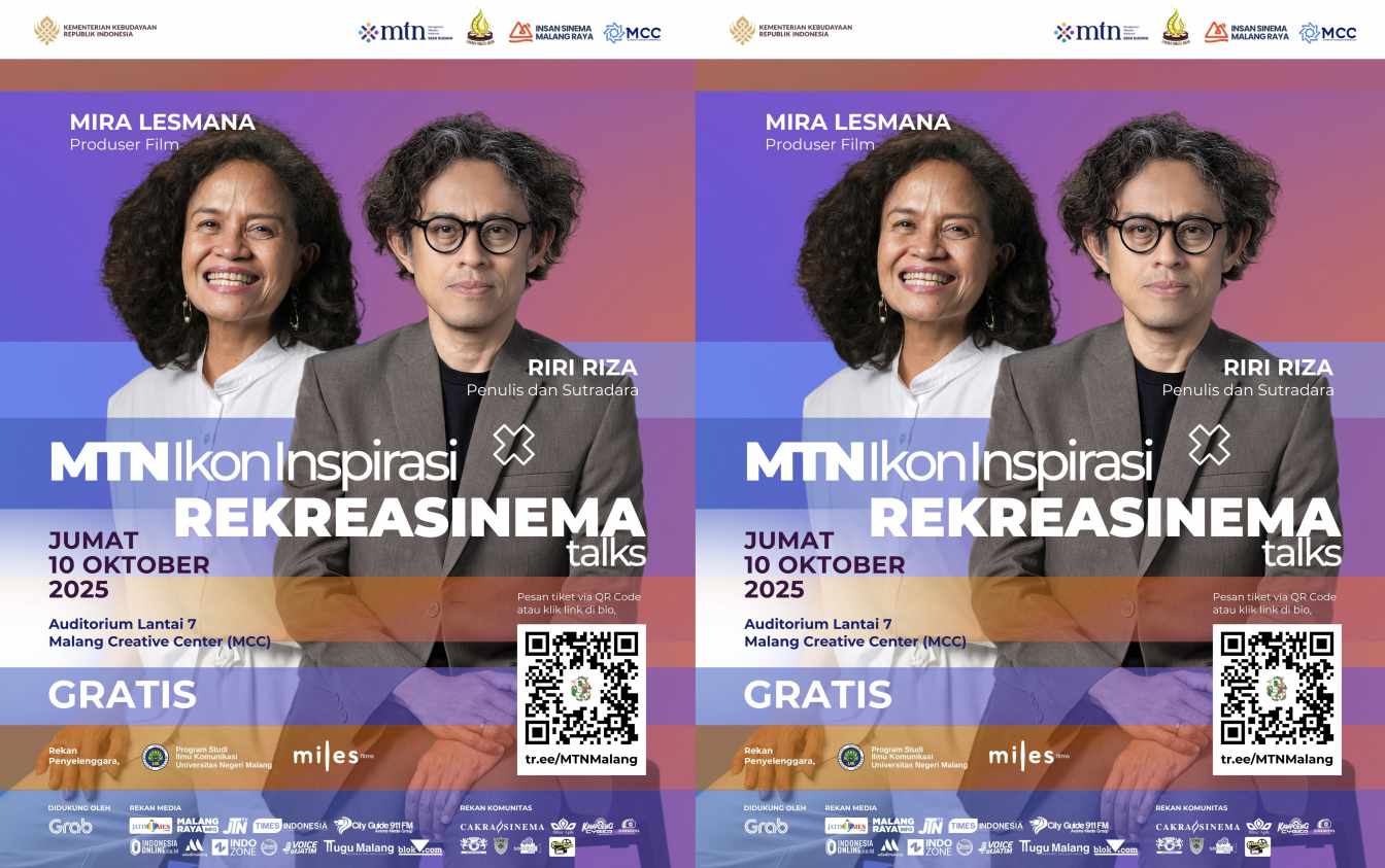 Duet Maut Mira Lesmana dan Riri Riza Hadir di Malang, Kesempatan Emas Para Sineas Bertemu dan Berdiskusi Bersama
