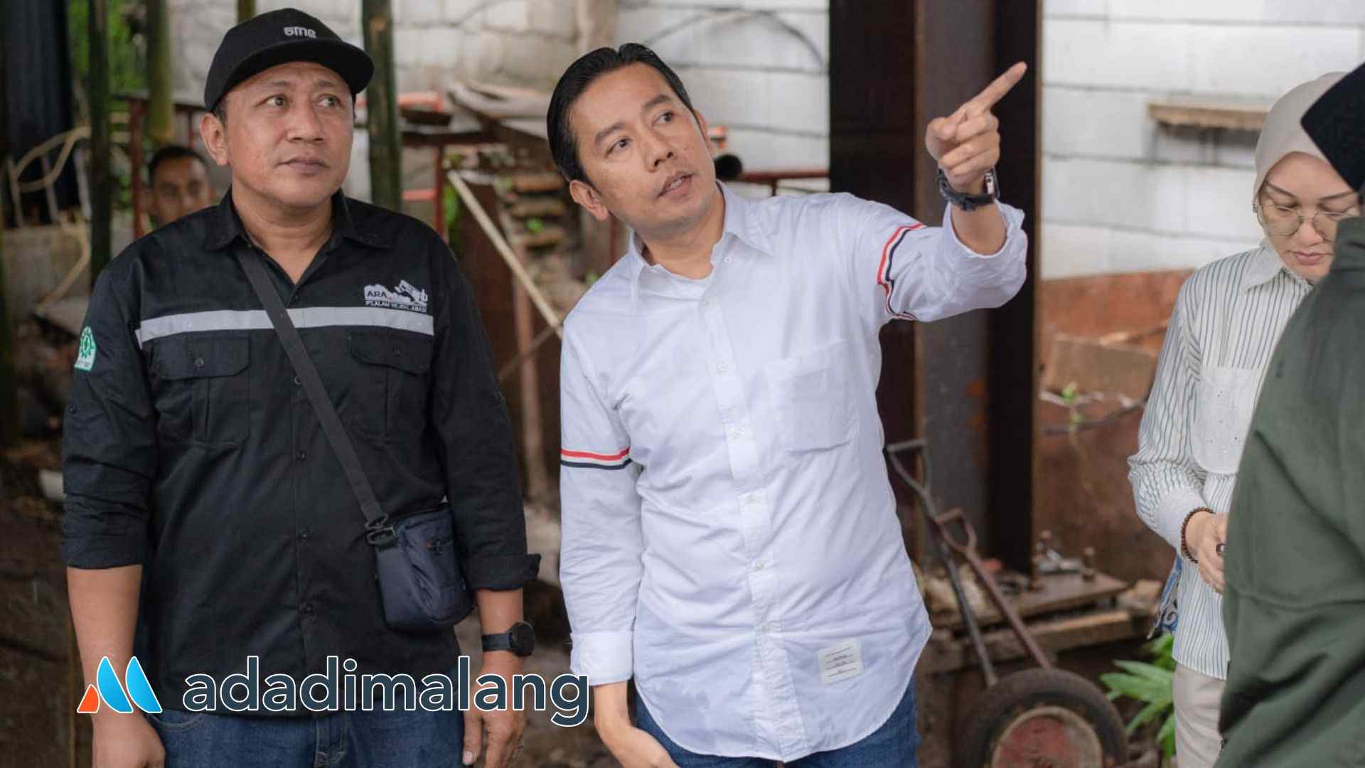 Ketua Komisi C DPRD Kota Malang, Muhammad Anas Muttaqin saat melakukan sidak ke lokasi Parkir Kayutangan