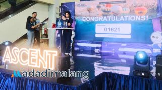 Direktur Ascent Hospitality Group, Mellissa Tania Tantiono saat mengundi hadiah utama liburan ke Turki untuk 2 pemenang (Foto : Agus Yuwono)