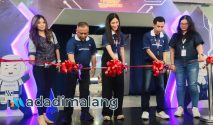 Prosesi pemotongan pita sebagai tanda dibukanya even FoodTouristic di Malang City Point (MCPl mulai hari ini hingga 25 Januari 2025 (Foto : Agus Yuwono)